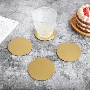 不锈钢隔热垫家用多功能防烫杯垫圆形防滑碗垫套装 新品 带收纳盘