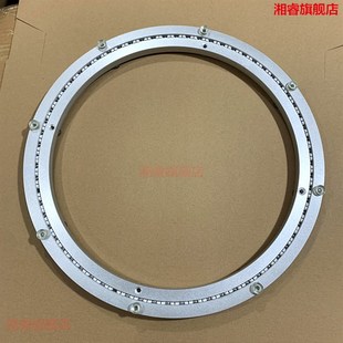 20寸500消音鋁合金餐桌u轉(zhuǎn)盤圓桌轉(zhuǎn)盤底座軸承木質(zhì)大理石玻璃軌道