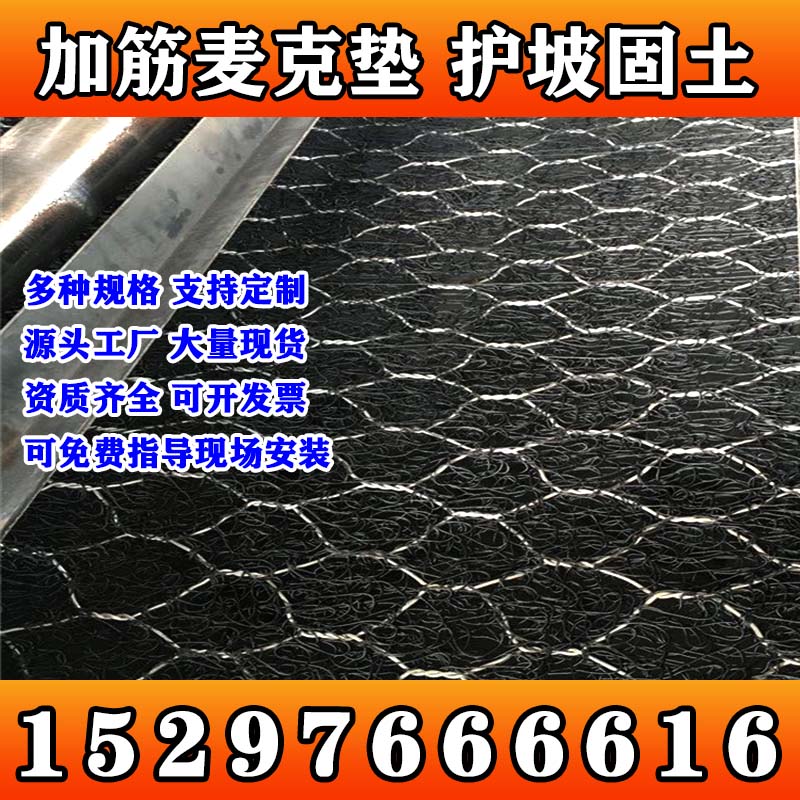 加筋麦克垫生态三维植被河道护坡