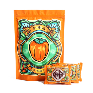 金柿园 陕西富平正宗柿饼降霜吊饼子柿流心柿饼 甄选大果更过瘾