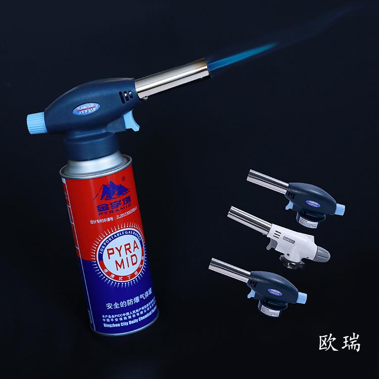 厂家915便携式户外烧烤烘焙点火器 卡式气喷火枪 焊枪 火
