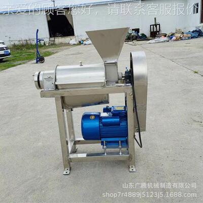 广 腾鲜榨菠萝汁设备 工大型果汁榨业汁机猕猴桃哈密瓜蜜榨汁EET