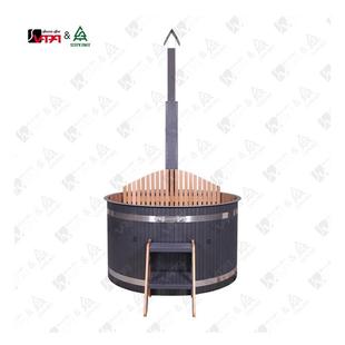 一体式 内置炉 热水浴缸 户外 厂家发货 5人使用 桑拿洗澡桶