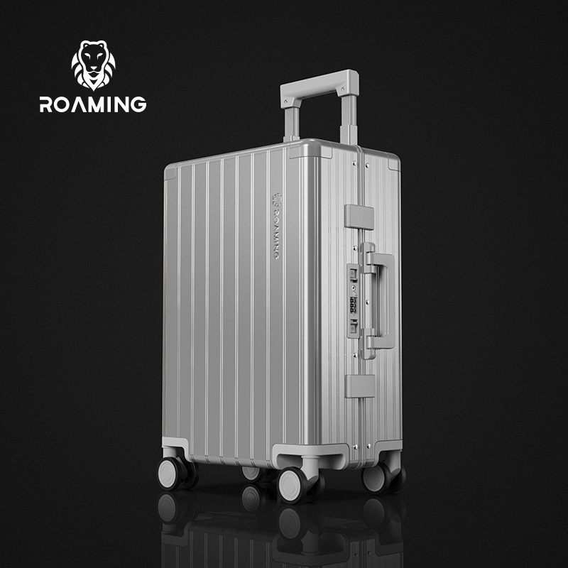 漫游 ROAMING 5580铝镁合金行李箱雕刻拉杆箱子旅行箱20寸24男女