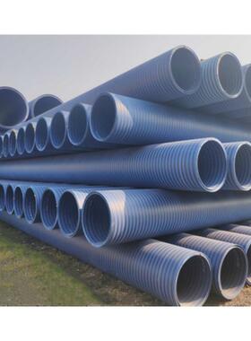 MUHDPE缠绕结构壁A型管PE排水管MPVE中空壁缠绕管HDPE-M波纹管