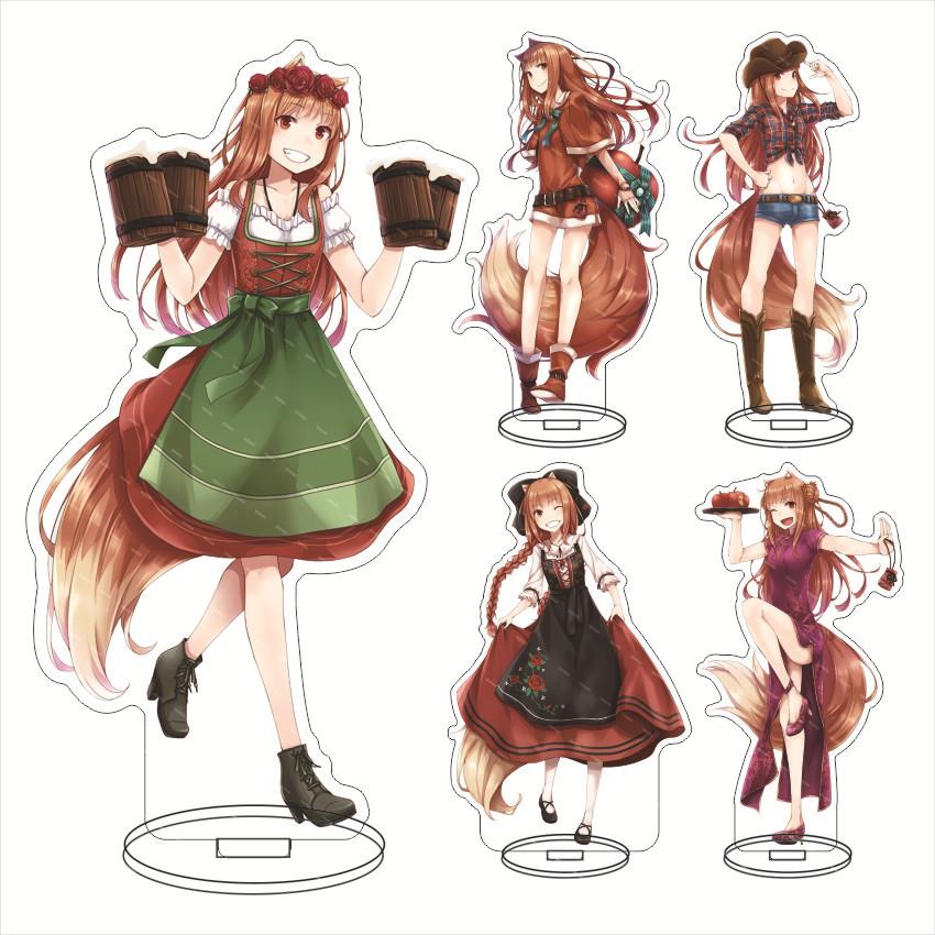 狼与香辛料 亚克力大立牌 帕斯罗 罗伦斯 赫萝 库洛艾 亚克力摆件