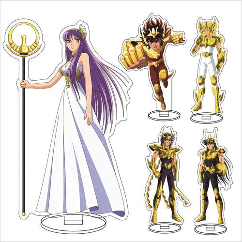 圣斗士星矢大立牌城户沙织冰河紫