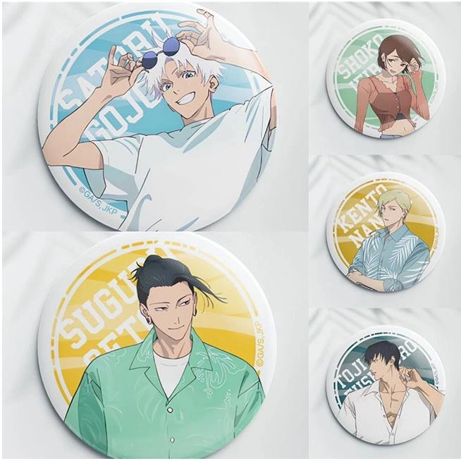 咒术回站怀玉cafe徽章吧唧五条悟夏油杰七海建人伏黑甚尔同人谷子