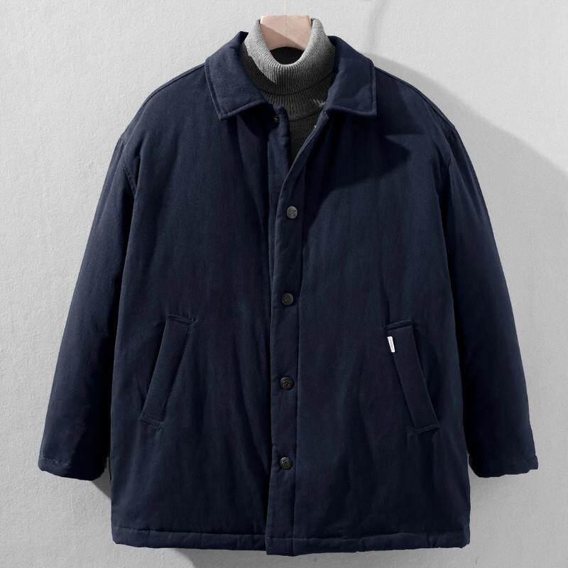 绅蓝Senuriel轻奢男装冬防寒棉袄唐风棉服外套加厚加棉b新中式男
