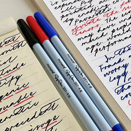 韩国文具monami慕娜美351记号笔