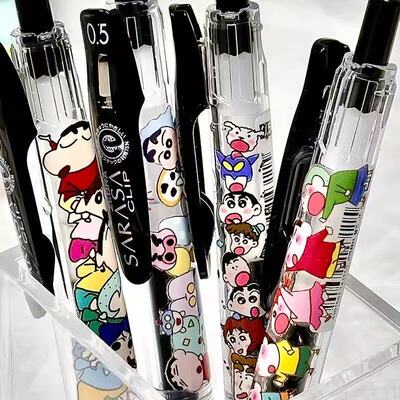 斑马笔JJ15蜡笔小新限定中性笔