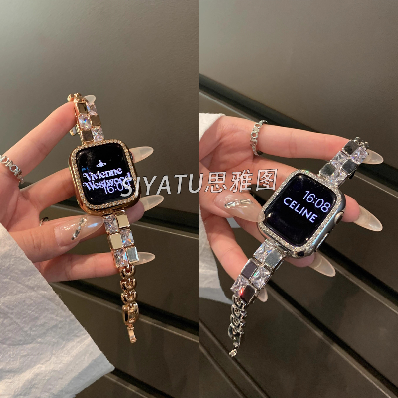 思雅图（数码）华为Fit3锆石表链