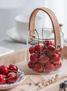 仿真樱桃模型假车厘子小水果塑料泡沫假水果展示道具儿童玩具教具