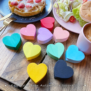 爱心桃心形汽车载天线装饰球创意个性收音机改装飞度mini潮酷可爱