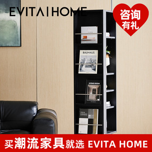 可移动全身镜卧室实木落地镜一体家用客厅可旋转穿衣镜子收纳边柜