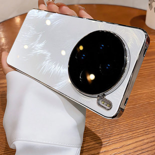 羽纱玻璃适用vivox200promini手机壳x100spro全包镜头x200外壳x100pro新款 后盖mini女士男 x100s保护套x90por