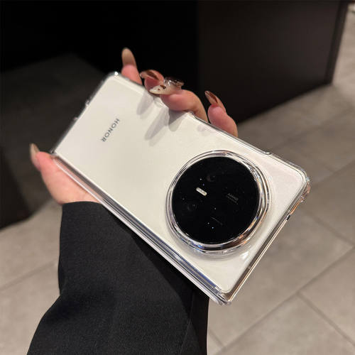 双中轴保护适用华为荣耀magicv6手机壳v6高端透明不发黄magicv5外壳v5折叠屏v3新款v2专用壳magic套vs3 vs2