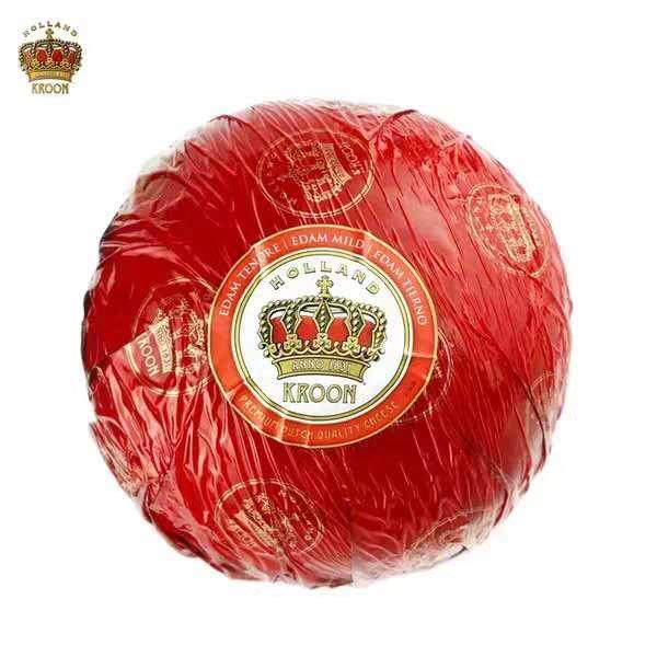 荷兰进口淡味伊顿奶酪球约1.85kg 红波芝士球即食奶酪edam cheese