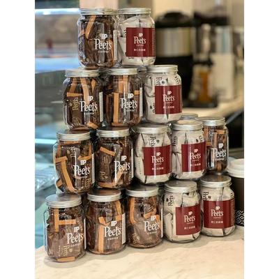 Peets 皮爷咖啡门店同款海盐太妃糖法式扁桃仁焦糖零食一罐105g