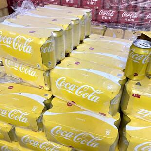 香港产 港版Coca Cola可口可乐柠檬味汽水330ml 24瓶/8瓶碳酸饮料
