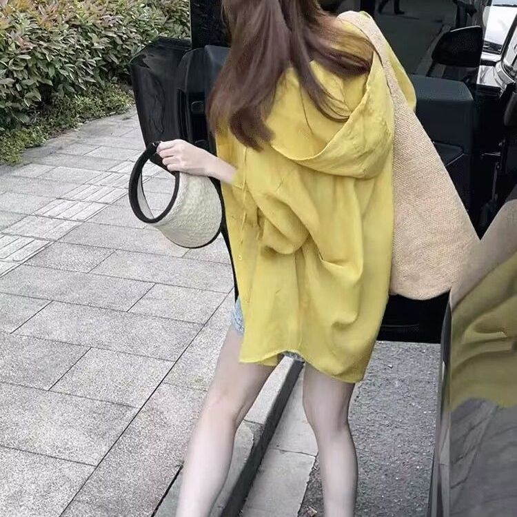 连帽透气防晒衣女夏季