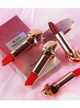 佩极酷璀璨宝石润色口红保湿滋润唇膏小辣椒正红色血橙色不沾杯