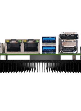 倍控X86迷你主机QNAS开发版N100双网口DIY嵌入式NAS工控主板串口