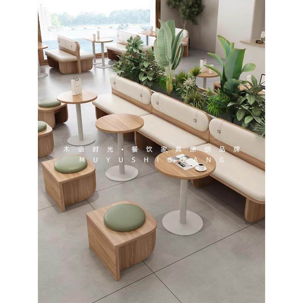 简约靠墙卡座沙发长条凳休闲实木桌椅餐厅咖啡厅甜品奶茶店商用,商业/办公家具,卡座,淘宝优惠券,粉丝福利购,淘宝优惠卷
