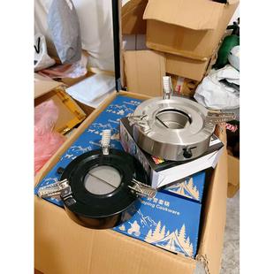 户外便携不锈钢酒精炉酒店餐厅迷你雅致火锅炉商用家用干锅酒精锅