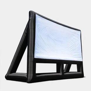 充气电影屏幕户外充气露营式投影商业活动充气模型定制便携式露天