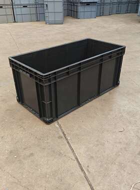 黑色4周转箱加物流BGQ箱养龟箱厚塑料箱80*0400*0