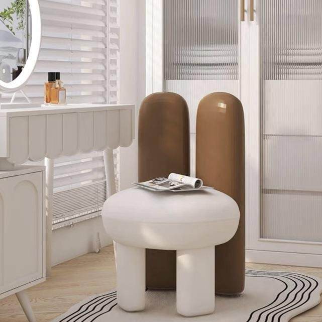 奶风设计师椅餐椅现简约化妆创意化妆凳服油装店兔耳朵沙发449代,电子/电工,接线端子,淘宝优惠券,粉丝福利购,淘宝优惠卷