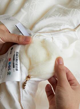 高端%大豆纤5维被A类大提5花被子冬加厚保被LISHENG2暖被芯春秋被