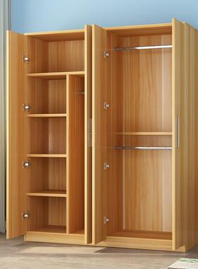 纳晓龙衣柜实木质简约用卧室出租家房简YVZ易板式组储装收柜子物