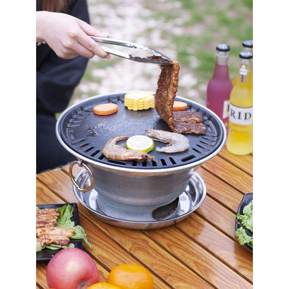 老式泥炉烤烧烤F76S7HT5炉型家用木炭肉炉小商用碳烤炉户外陶肉土