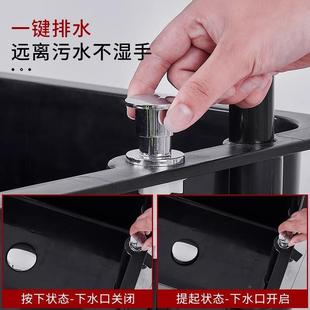 移动拖把池商用落工地拖式 不锈钢把架229墩布具池厂学校清洁工整