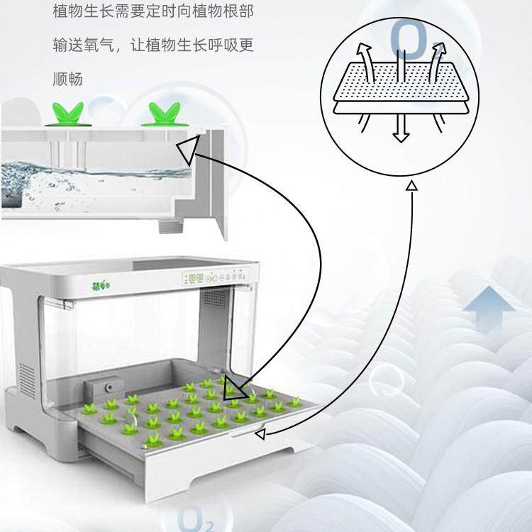2020水培菜种花盆家庭农场无土蔬栽器培皿水耕种植设备绿植培育智