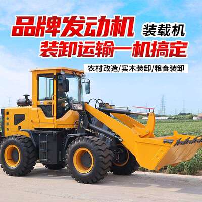 铲车装载机四驱功能矮脚液虎小型装TKG柴油多压建筑工程小型卸机