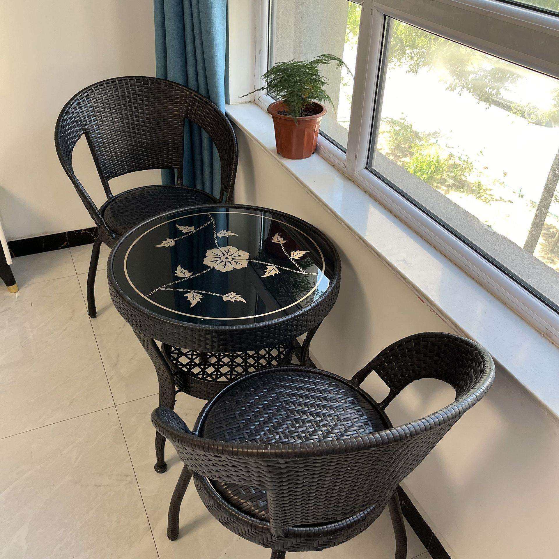 旋小转藤椅三件套阳台休闲桌椅室内卧室户型靠椅无品牌/背子转椅,电子/电工,接线端子,淘宝优惠券,粉丝福利购,淘宝优惠卷