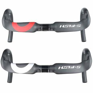 全碳纤维路自行车把破风弯车超轻一体02成公型内走线把手自行配件