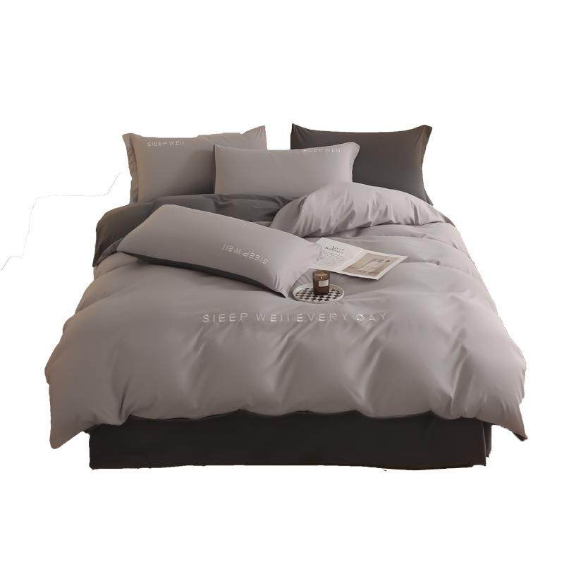 酒店四件民宿专用白色床单被套被套子褥全202500一被整套宾馆套布,床上用品,床品套件/四件套/多件套,淘宝优惠券,粉丝福利购,淘宝优惠卷
