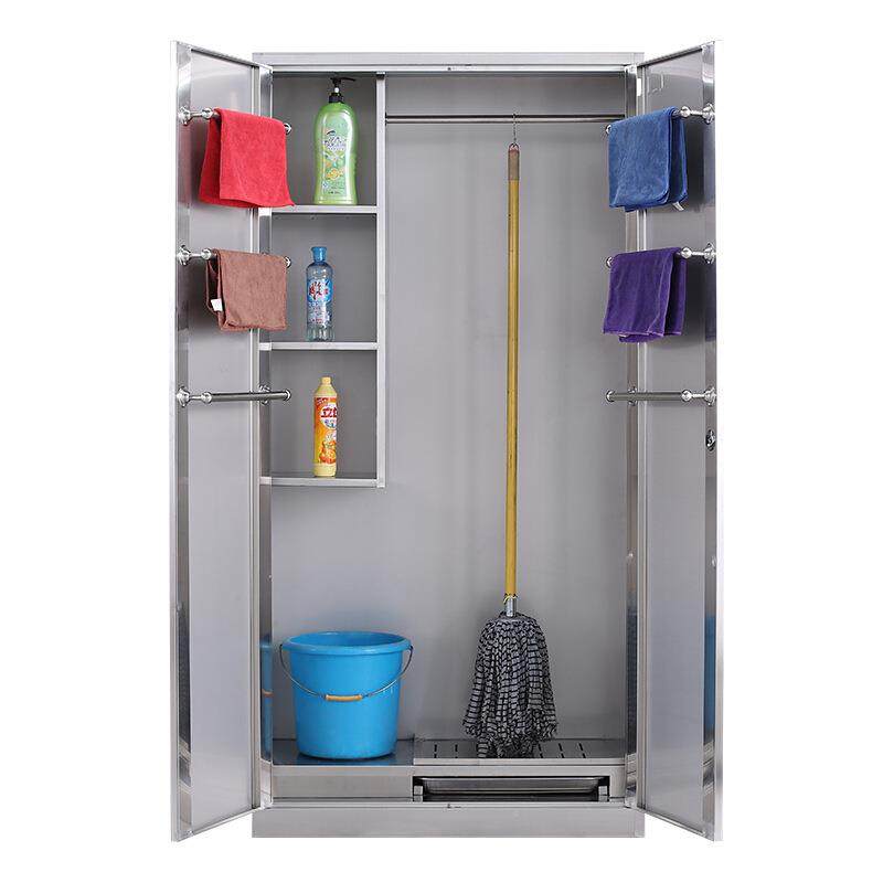 不锈钢清洁柜扫把阳台学校拖把保洁JZ-0031柜家具储收物纳用工柜,电子/电工,接线端子,淘宝优惠券,粉丝福利购,淘宝优惠卷