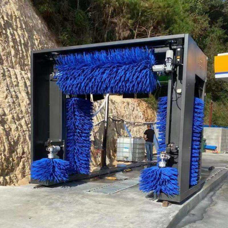 加式油站洗车机无人洗车机油站自助洗商加用洗RNF车机连续隧道车