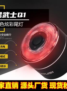 骑自Q尾灯1行车灯充AL-62188电安全夜警示公路山地车尾灯骑行配件