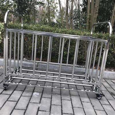 放置WVR球收篮纳练不锈钢习移动球收篮纳筐折叠推车组合排球不锈