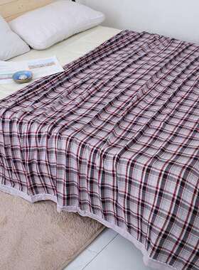 竹纤毯双层竹纤维维单人毛0巾被1503075*20美凉式风格盖毯夏凉被