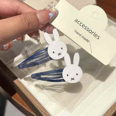 miffy米菲可爱发夹米菲兔卡通甜酷发卡少女心刘海侧边夹PP夹宅系