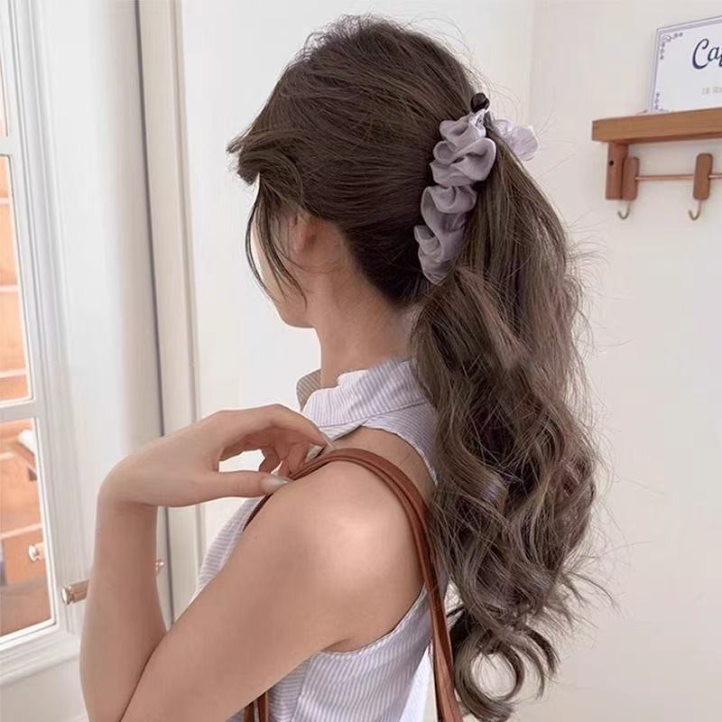 新款夏季2025温柔法式高马尾香蕉夹发夹高级感竖夹一字扭扭夹发卡