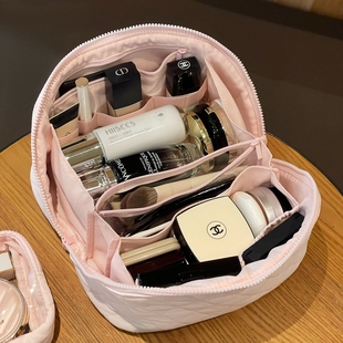 大容量化妆包女化妆品分区收纳包小号护肤品收纳袋旅行便携洗漱包