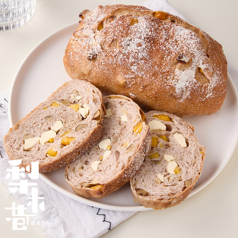 maevedo梨木巷芒果乳酪硬欧包手作面包饱腹营养早餐下午茶零食